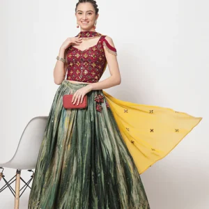 Printed Lehenga Choli With Dupatta