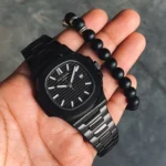 Buy Classy Patek Philippe Nautilus Black Japan Heavy Quartz Watch For Men (SHH04757)