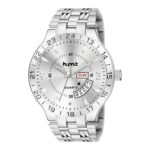 Buy HMT Men's Watch Stainless Steel Day and Date Watch (Wooplug-2095923)