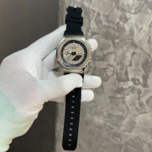 Stylish G-Shock Silver Dial Watch - Wooplug